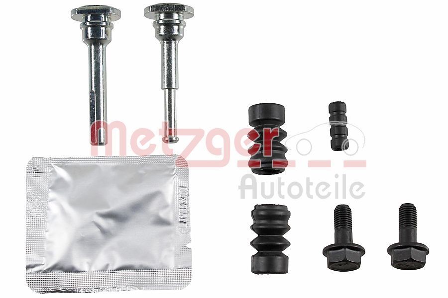 METZGER Jarrusatulan ohjainhylsysarja 113-0045X Jarrusatulan ohjainhylsysarja METZGER lisäohjainpultin kanssa