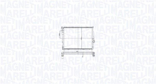 MAGNETI MARELLI Kylare 350213211700 MAGNETI MARELLI 350213211700 Kylare 3 Touring (E46) original