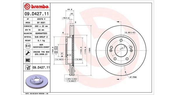 MAGNETI MARELLI Bremžu diski 360406165001 Bremžu disks MAGNETI MARELLI CEE'D 360406165001 lēti