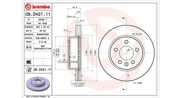 MAGNETI MARELLI Bremseskive 360406167401 360406167401 MAGNETI MARELLI Bremseskive Volkswagen billige