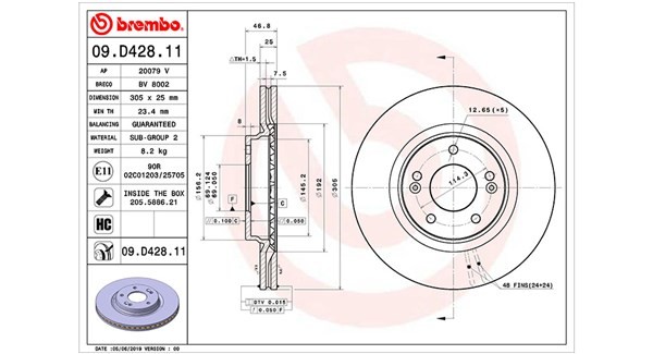 MAGNETI MARELLI Bremžu diski 360406167501 Diski MAGNETI MARELLI CEE'D 360406167501 lēti