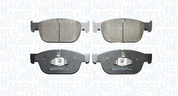 MAGNETI MARELLI Τακάκια φρένων 363916061319 Αγωνιστικά τακάκια MAGNETI MARELLI Volvo V40 Στέισον βάγκον 363916061319