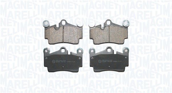 MAGNETI MARELLI Piduriklotsid 363916061327 Sport piduriklotsid MAGNETI MARELLI PORSCHE 363916061327