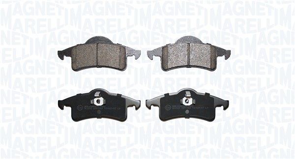 MAGNETI MARELLI Pastilhas de travão 363916061330 363916061330 Pastilhas de travão desportivas JEEP CHEROKEE MAGNETI MARELLI