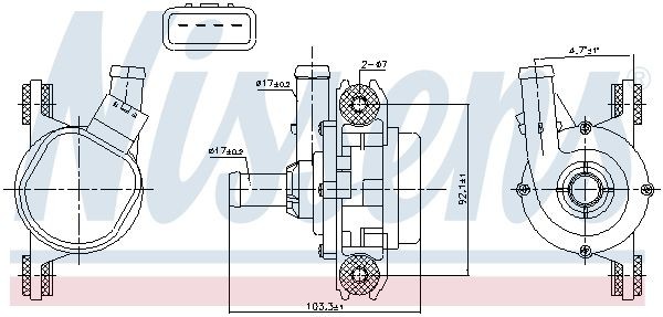 NISSENS Wasserpumpe 831385 831385 NISSENS TOYOTA Mirai (JPD20) Wasserpumpe Kosten