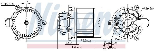 NISSENS Ventilatore abitacolo 87625 87625 Ventola abitacolo NISSENS HYUNDAI STARIA costo