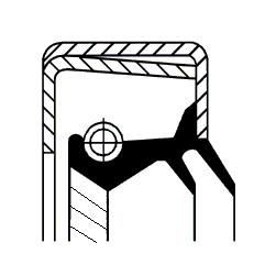 CORTECO Oljetätningsring för differential 49498452 Hyundai i40 VF Oljetätningsring, differential CORTECO 49498452