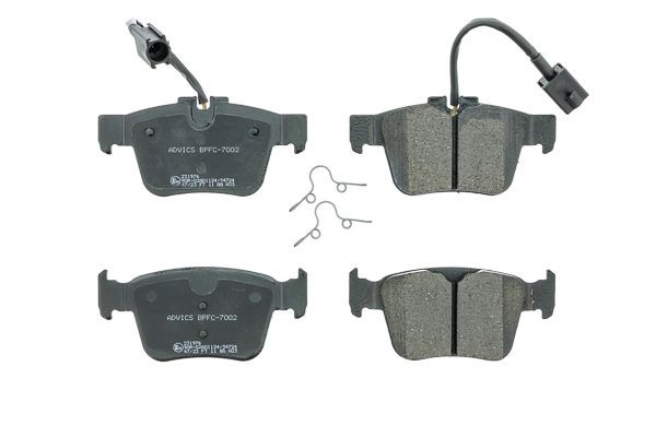 AISIN Τακάκια φρένων BPFC-7002 Αγωνιστικά τακάκια AISIN MASERATI BPFC-7002
