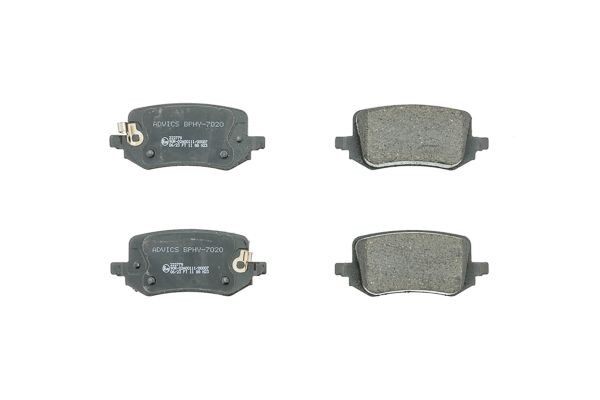 AISIN Brzdové doštičky/platničky BPHY-7020 Športové brzdové doštičky HYUNDAI AISIN BPHY-7020