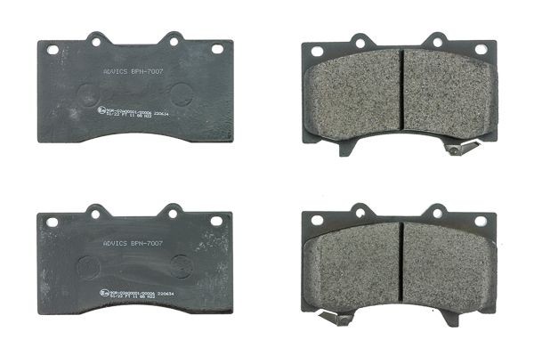 AISIN Kit pastiglie freni BPN-7007 AISIN BPN-7007 Kit pastiglie freni NISSAN Patrol VI (Y62) 5.6 405 CV 2014