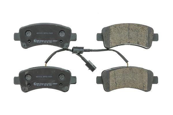 AISIN Jarrupalat, levyjarru BPPS-7005 BPPS-7005 AISIN Etujarrupalat CITROЁN XSARA