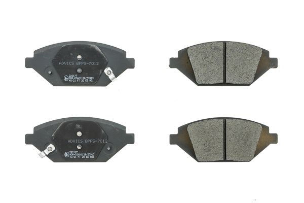 AISIN Bremseklosser BPPS-7012 BPPS-7012 Bremseklosser AISIN OPEL MOKKA