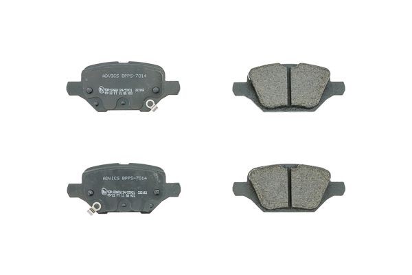 AISIN Bremseklosser BPPS-7014 Klosser AISIN Opel MOKKA BPPS-7014