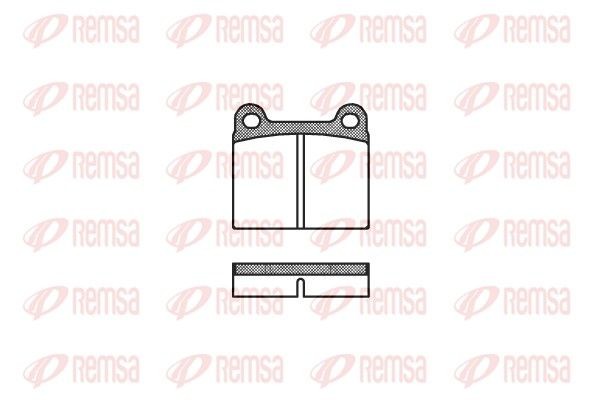 REMSA Kit pastiglie freni 0006.00 REMSA 0006.00 Pastiglie freno sportive Alfa Romeo ALFETTA costo