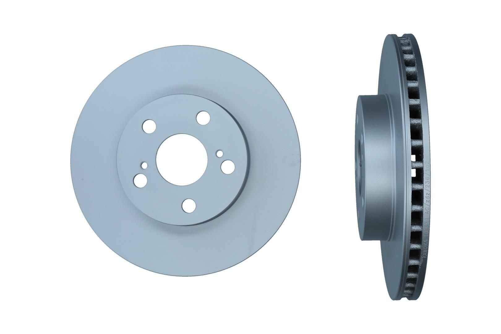 KAMOKA Disque de frein 103451 KAMOKA Disques de frein TOYOTA 103451