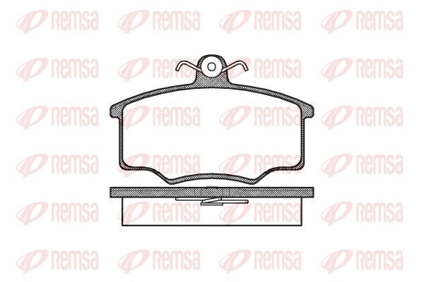 REMSA Piduriklotsid 0046.00 REMSA 0046.00 Piduriklotsid VOLVO 340-360 Sedaan (344) 2.0 92 hj 1983