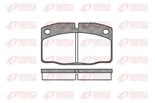 REMSA Brzdové doštičky/platničky 0101.00 REMSA 0101.00 Platničky Kadett D Hatchback cena