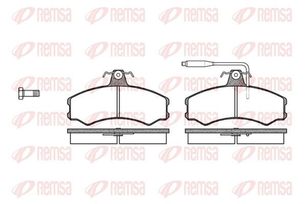 REMSA Plaquettes de frein 0143.02 0143.02 Plaquettes de frein REMSA CITROЁN C-CROSSER