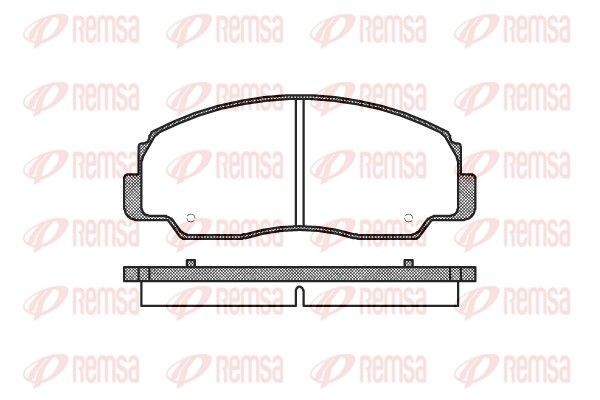 REMSA Bremseklosser 0178.20 REMSA 0178.20 Bremsekloss-sett Feroza Hard Top (F300) pris