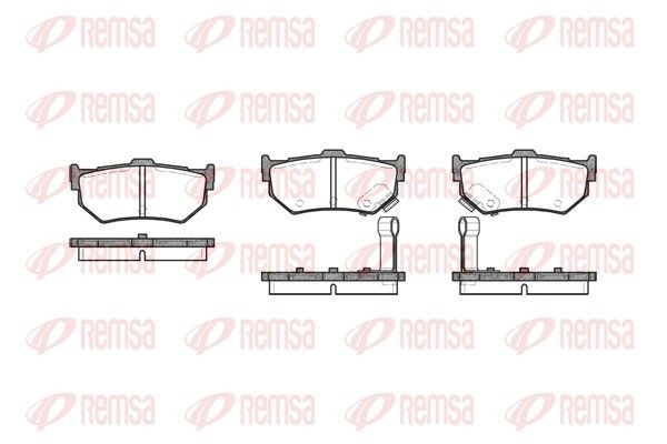 REMSA Bremseklodser 0183.02 REMSA 0183.02 Honda Prelude 2 Sports bremseklodser pris