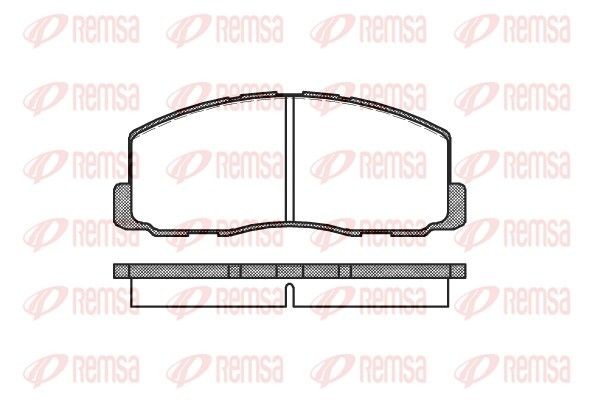 REMSA Kit pastiglie freni 0188.00 REMSA 0188.00 Kit pastiglie freni MITSUBISHI Tredia Sedan (A21_) 1.6 GLS (A212) 75 CV 1984