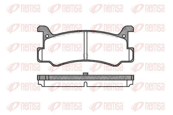 REMSA Kit pastiglie freni 0213.00 REMSA 0213.00 Kit pastiglie freni DAIHATSU Gran Move (G3) 1.5 GLX 97 CV 1997
