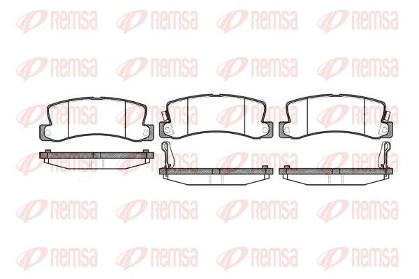 REMSA Bremsbeläge 0214.22 0214.22 REMSA Sportbremsbeläge Toyota Carina E Sportswagon Kosten