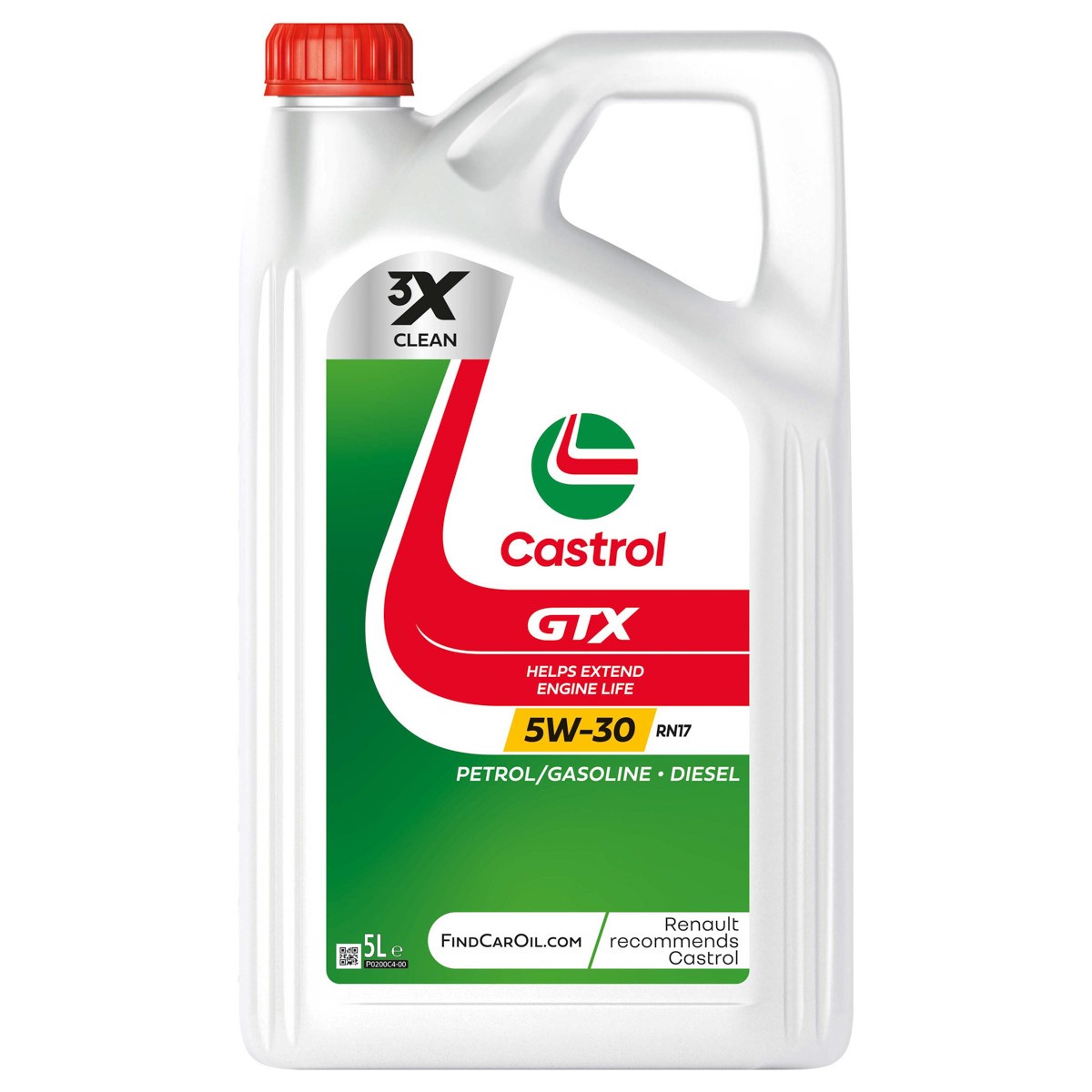 CASTROL Mootoriõli 15F6E5 15F6E5 GTX, RN17 Mootoriõli NISSAN NV400 CASTROL