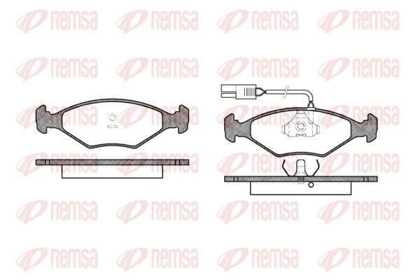 REMSA Jarrupalat, levyjarru 0281.02 REMSA 0281.02 Innocenti ELBA jarrupalat hinta