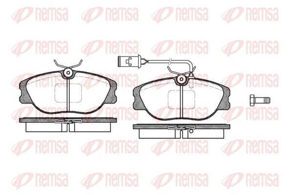 REMSA Bremseklosser 0305.02 0305.02 REMSA Bremsekloss-sett Alfa Romeo billige