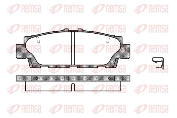 REMSA Bremžu kluči 0376.00 Sporta bremžu kluči REMSA Lexus LS 0376.00