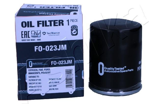ASHIKA Oljefilter FO-023JM FO-023JM ASHIKA motoroljefilter Fiat ULYSSE