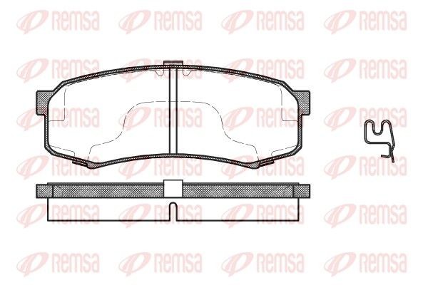 REMSA Bremžu kluči 0413.04 0413.04 Sporta bremžu kluči LEXUS LS REMSA