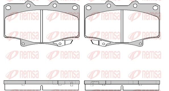 REMSA Pastilhas de travão 0429.04 REMSA 0429.04 Pastilha Toyota Land Cruiser Pick-Up preço