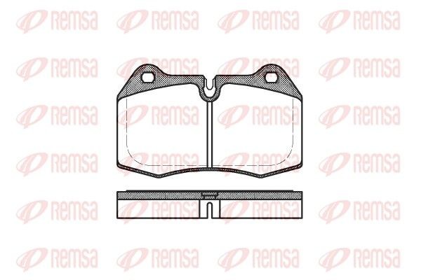 REMSA Bremseklosser 0441.00 Klosser REMSA Z3 0441.00 billige