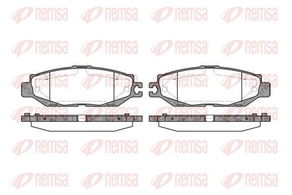 REMSA Kit pastiglie freni 0457.00 REMSA 0457.00 Pastiglie freno sportive Lexus LS UCF20 prezzo