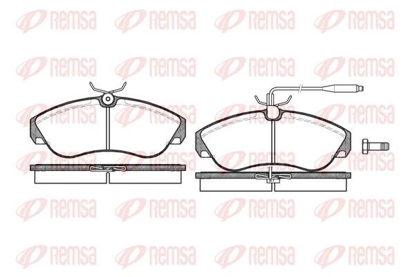 REMSA Plaquettes de frein 0487.02 0487.02 Plaquettes de frein REMSA FIAT PALIO