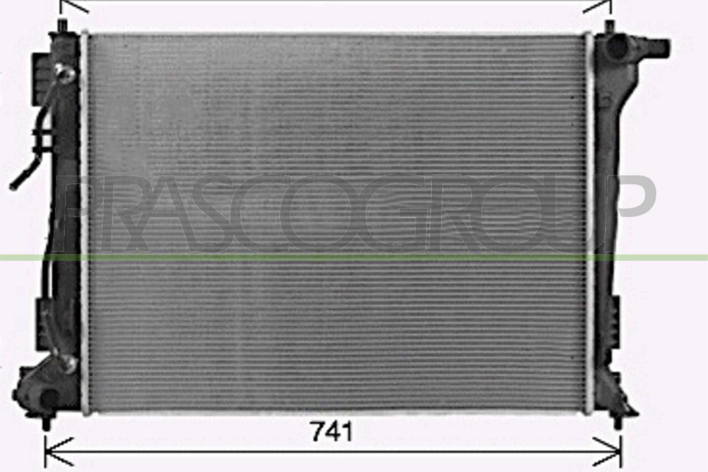 PRASCO Radiator, motorkjøling HN806R001 Radiator PRASCO i20 HN806R001 billige