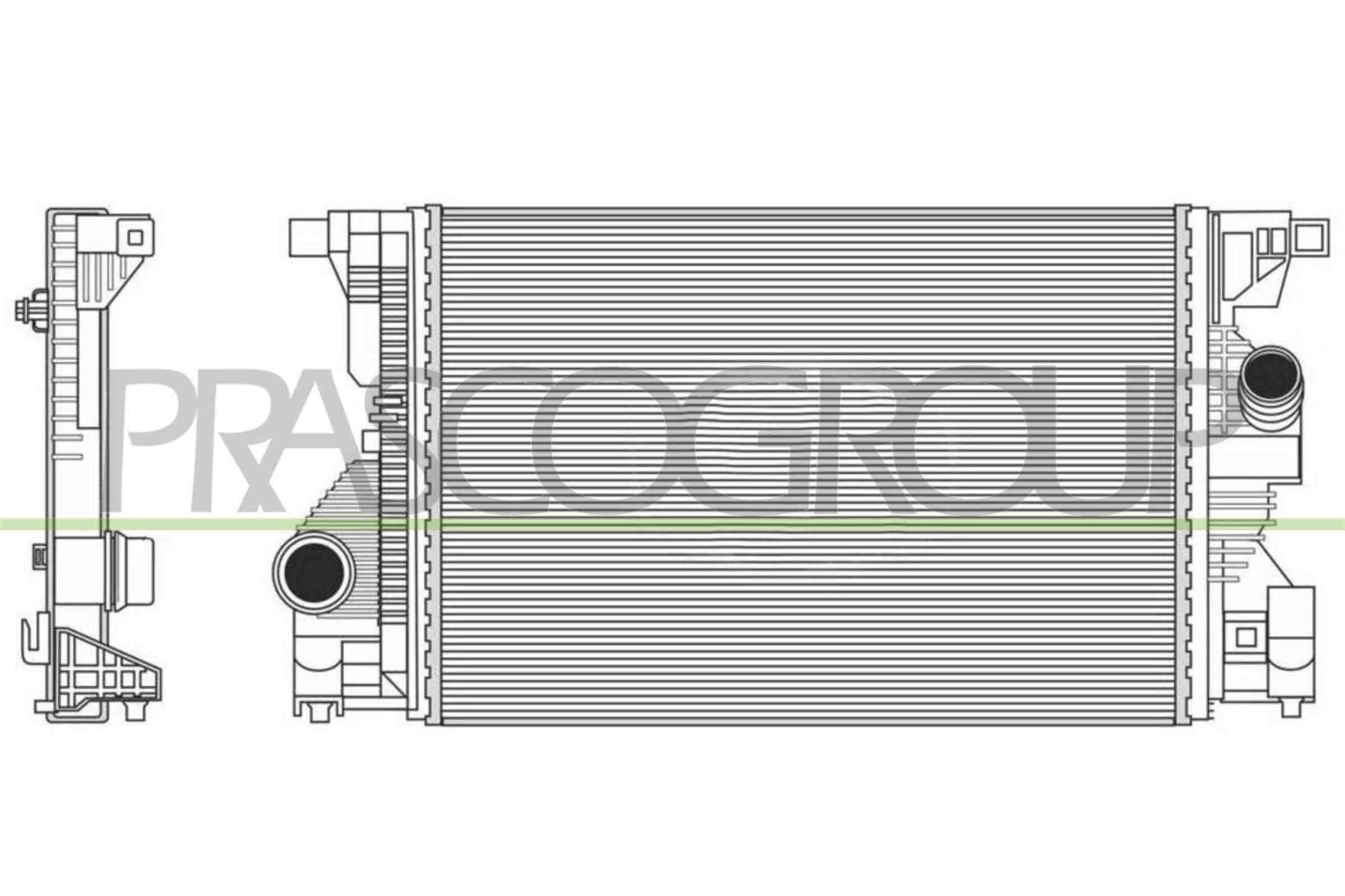 PRASCO Intercooler ME332N001 PRASCO ME332N001 Intercooler Mercedes W177 originale prezzo