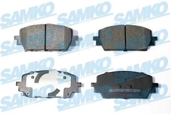 SAMKO Bremseklosser 5SP2323 SAMKO 5SP2323 Bremseklosser KIA Sorento IV (MQ4) 2.2 CRDi 4WD 201 hk 2023