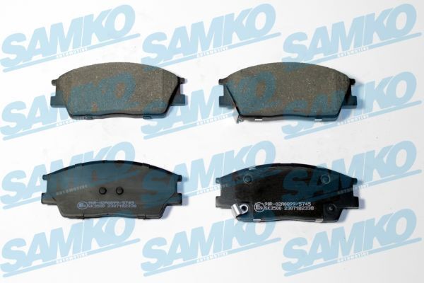 SAMKO Brzdové doštičky/platničky 5SP2338 SAMKO 5SP2338 Brzdové doštičky/platničky HYUNDAI Venue (QX, QXI) MPi (QXI) 83 KS 2022