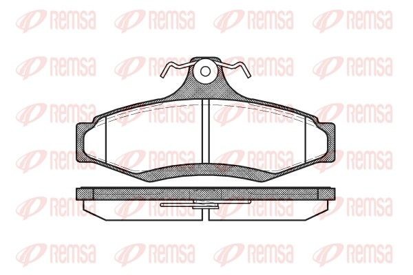 REMSA Kit pastiglie freni 0646.10 REMSA 0646.10 Pasticche dei freni Integra I Sedan prezzo