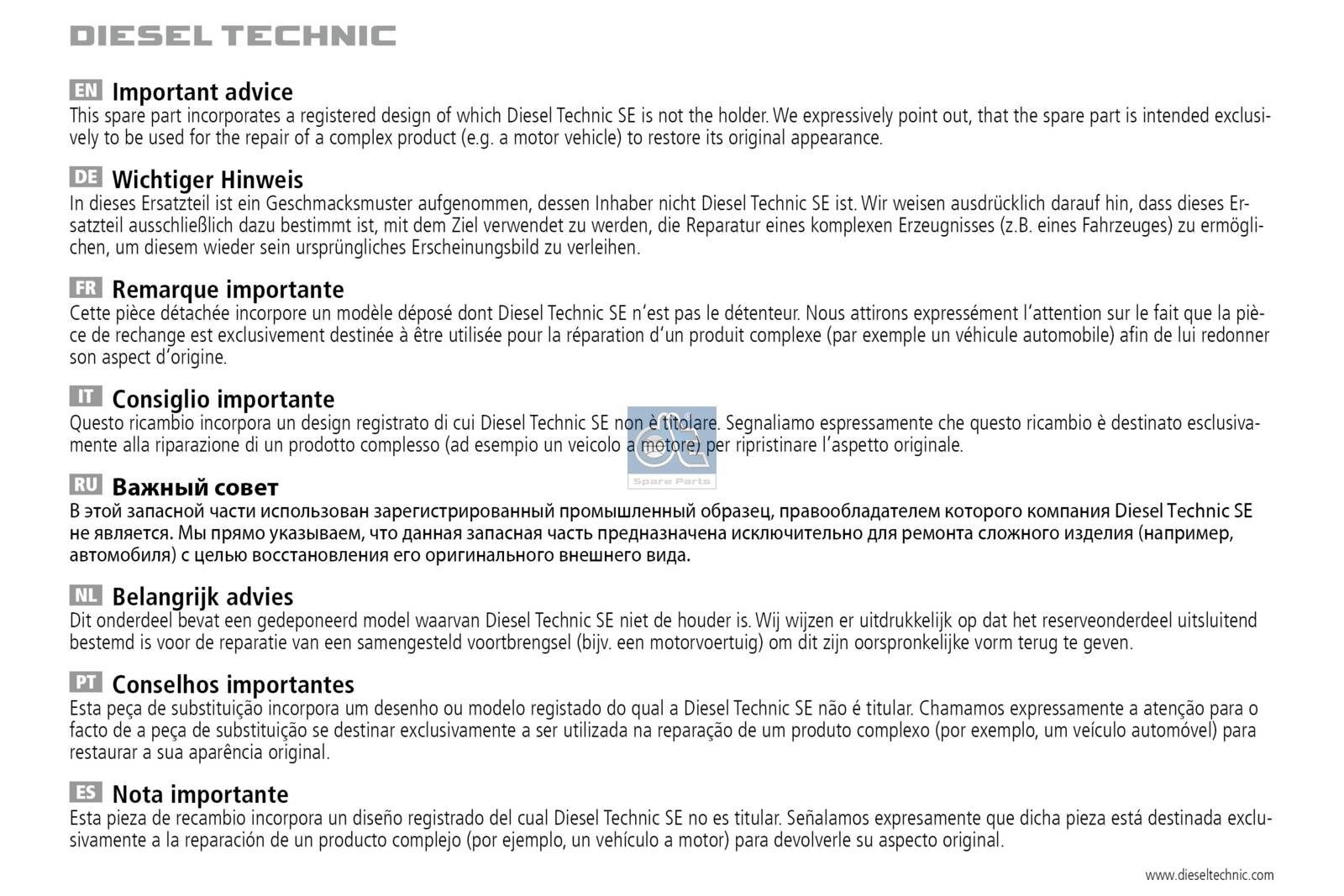 DT Spare Parts Revestimento dianteiro 2.71576 Painel de radiador DT Spare Parts Porsche 968 2.71576