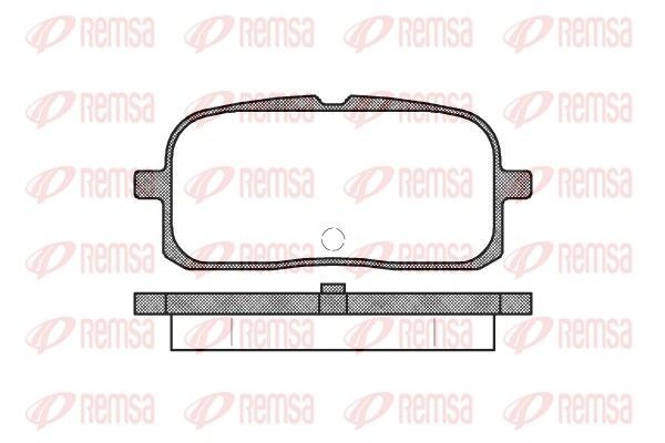 REMSA Plaquettes de frein 0715.00 Toyota HIACE Plaquettes de frein REMSA 0715.00