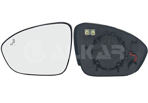 ALKAR Spiegelglas, buitenspiegel 6435207 ALKAR 6435207 Spiegelglas, buitenspiegel Jogger I MPV originele prijs