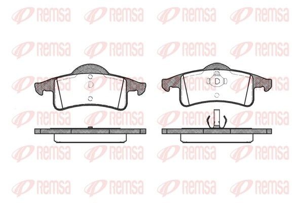 REMSA Pastilhas de travão 0758.00 0758.00 Pastilhas de travão desportivas JEEP RENEGADE REMSA