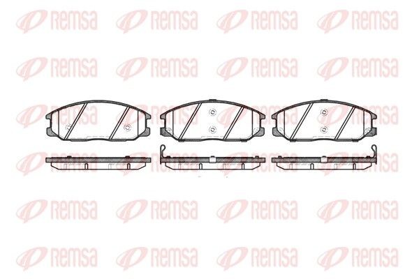 REMSA Bromsbelägg 0771.12 0771.12 Bromsbelägg REMSA HYUNDAI KONA