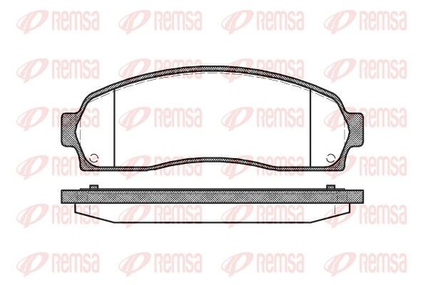 REMSA Pastilhas de travão 0805.00 REMSA 0805.00 Pastilhas de travão FORD USA Explorer III SUV (U152) 4.6 242 cv 2004