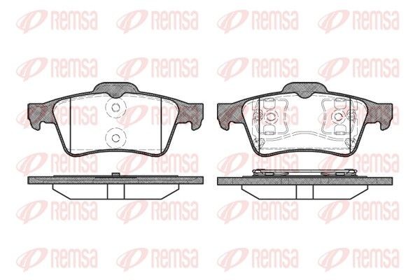 REMSA Piduriklotsid 0842.00 Sport piduriklotsid REMSA Ford CAPRI 0842.00