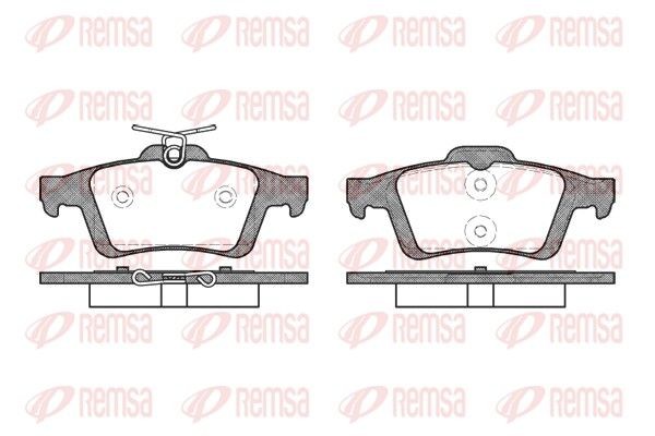 REMSA Jarrupalat, levyjarru 0842.30 0842.30 REMSA Jarrupalat OPEL CALIBRA A